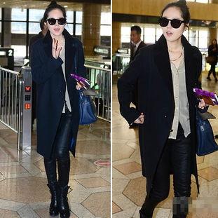 韩国明星冬天外套,明星们的保暖外套穿搭指南